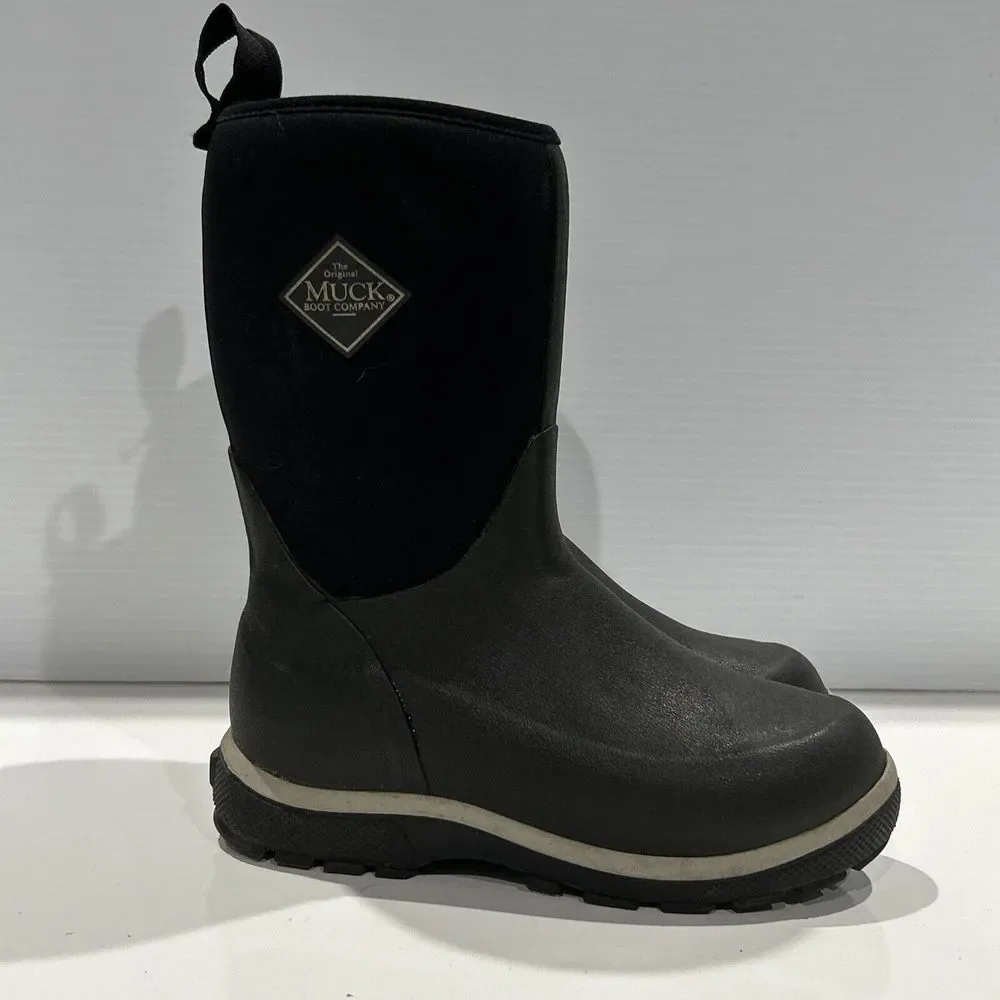 The Original Muck Boot Company Kids' Black Waterproof Mud Boots